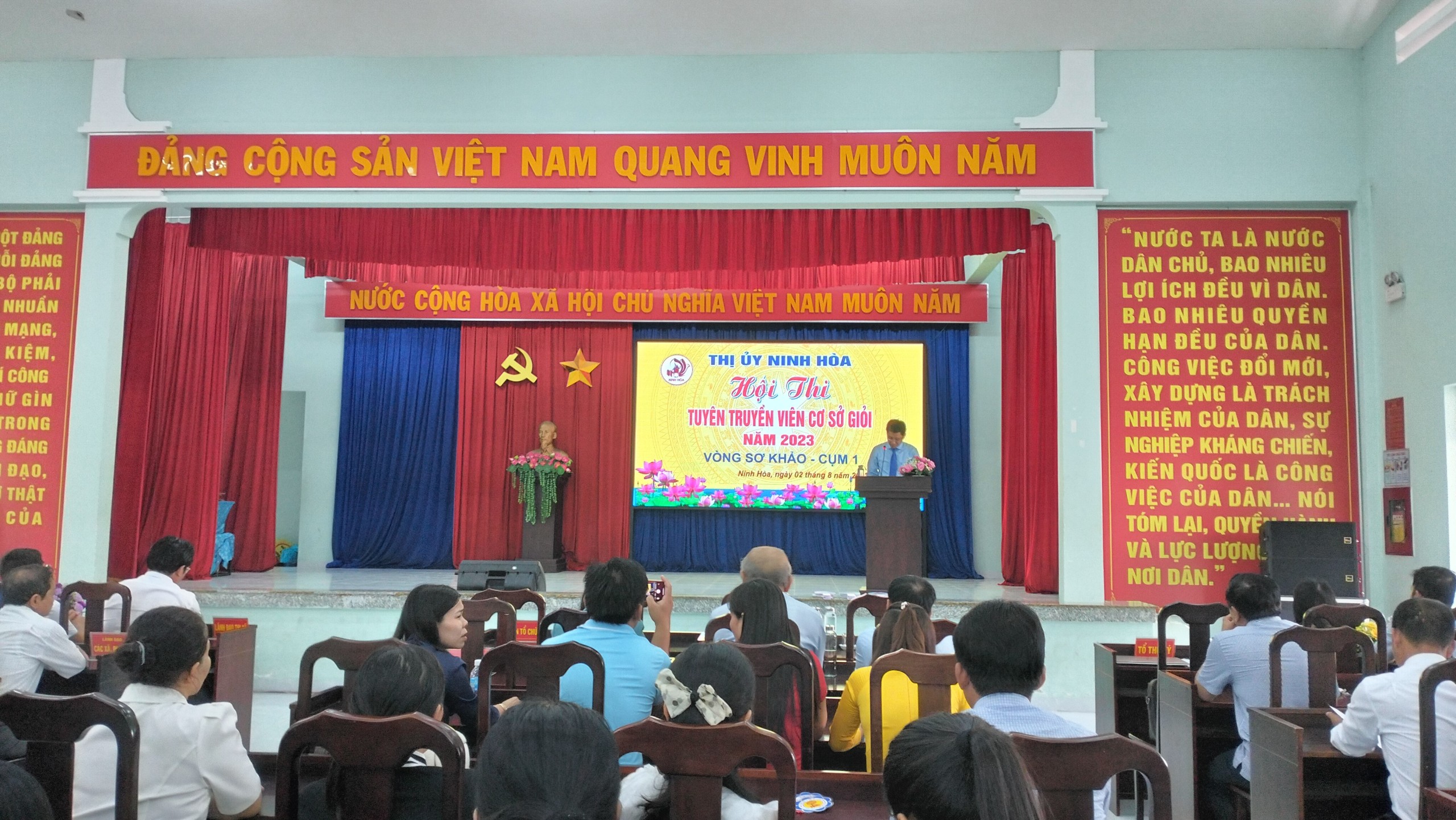 Thị ủy Ninh Hòa: Khai mạc vòng sơ khảo Hội thi Tuyên truyền viên cơ sở giỏi năm 2023